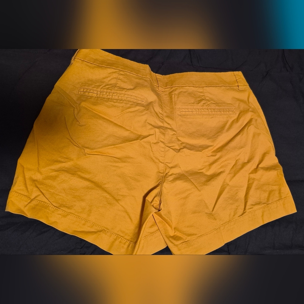 Old Navy Tall Mustard Yellow Shorts - Picture 3 of 3